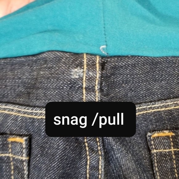 𝅺"live your life" Maternity jean capris - Picture 5 of 9